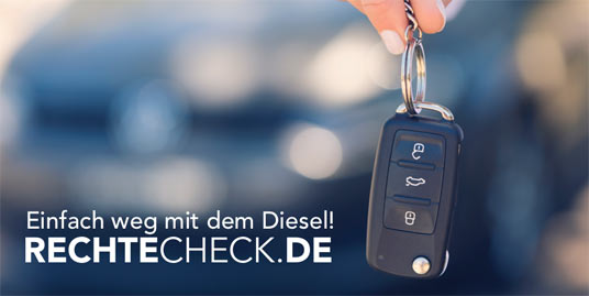 Den Schlüssel zu Ihrem vom Dieselskandal betroffenen Auto können Sie mit Rechtecheck zurückgeben.